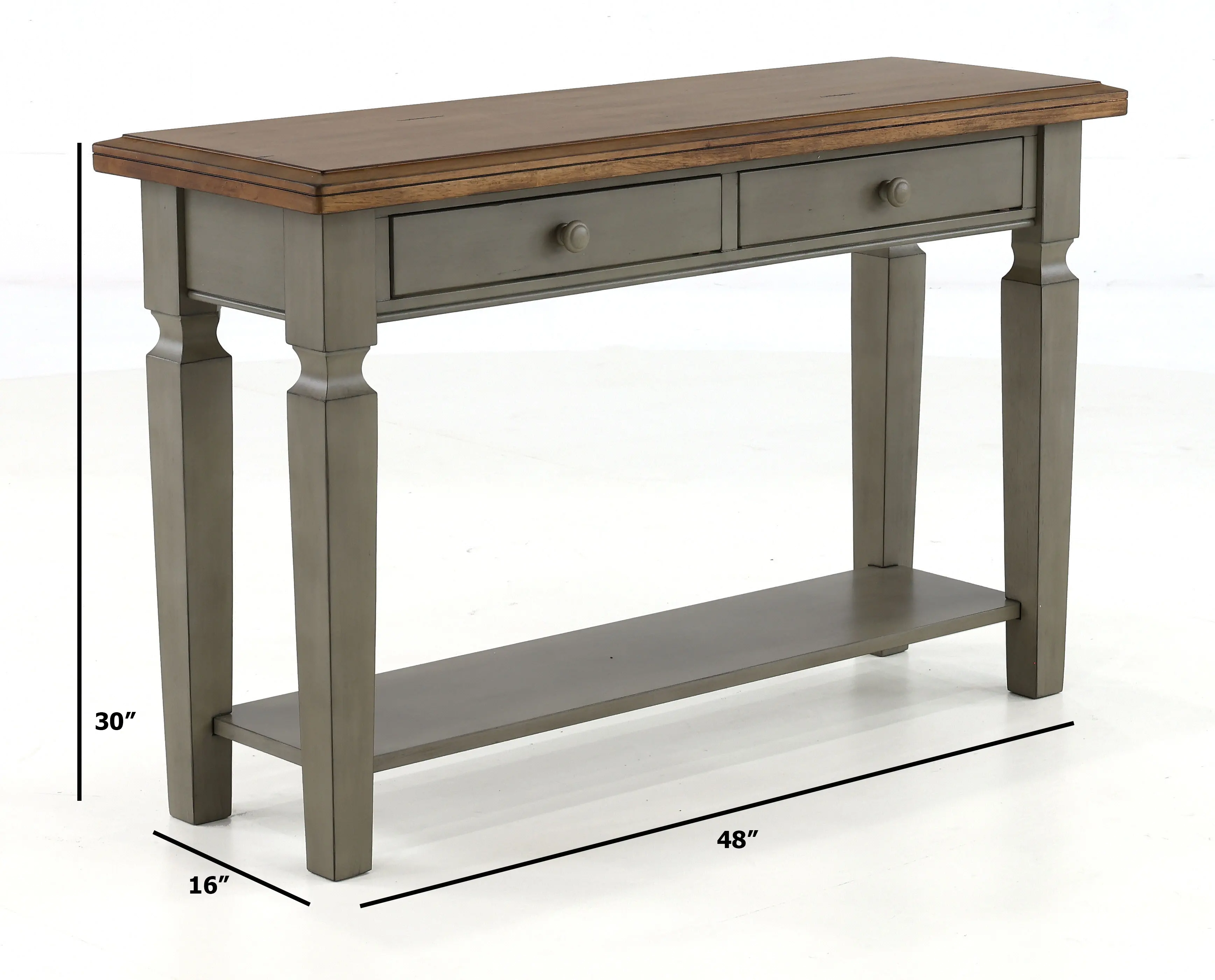Barnwell Two Tone Console Table-3