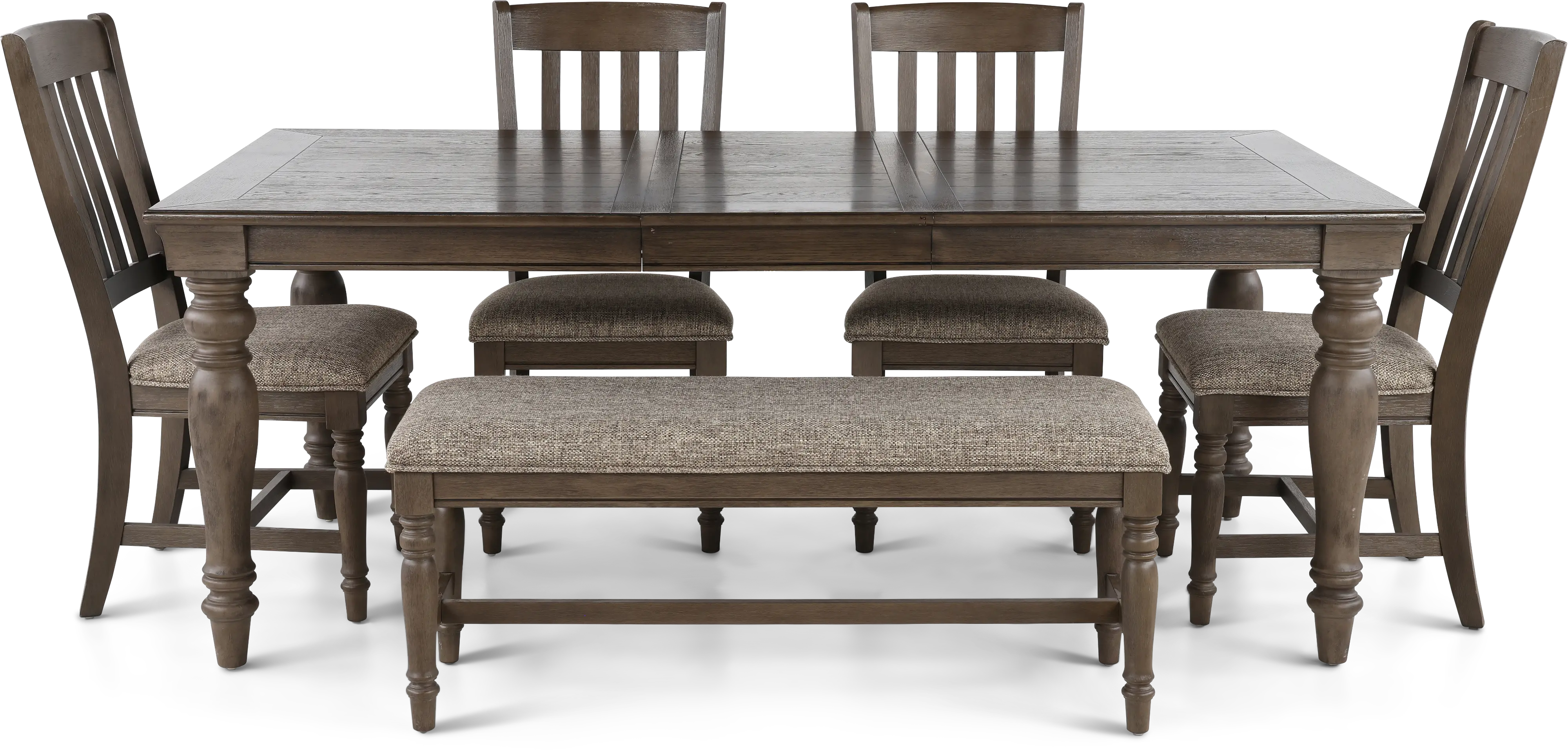 Balboa Park Roasted Oak 6 Piece Dining Set-1