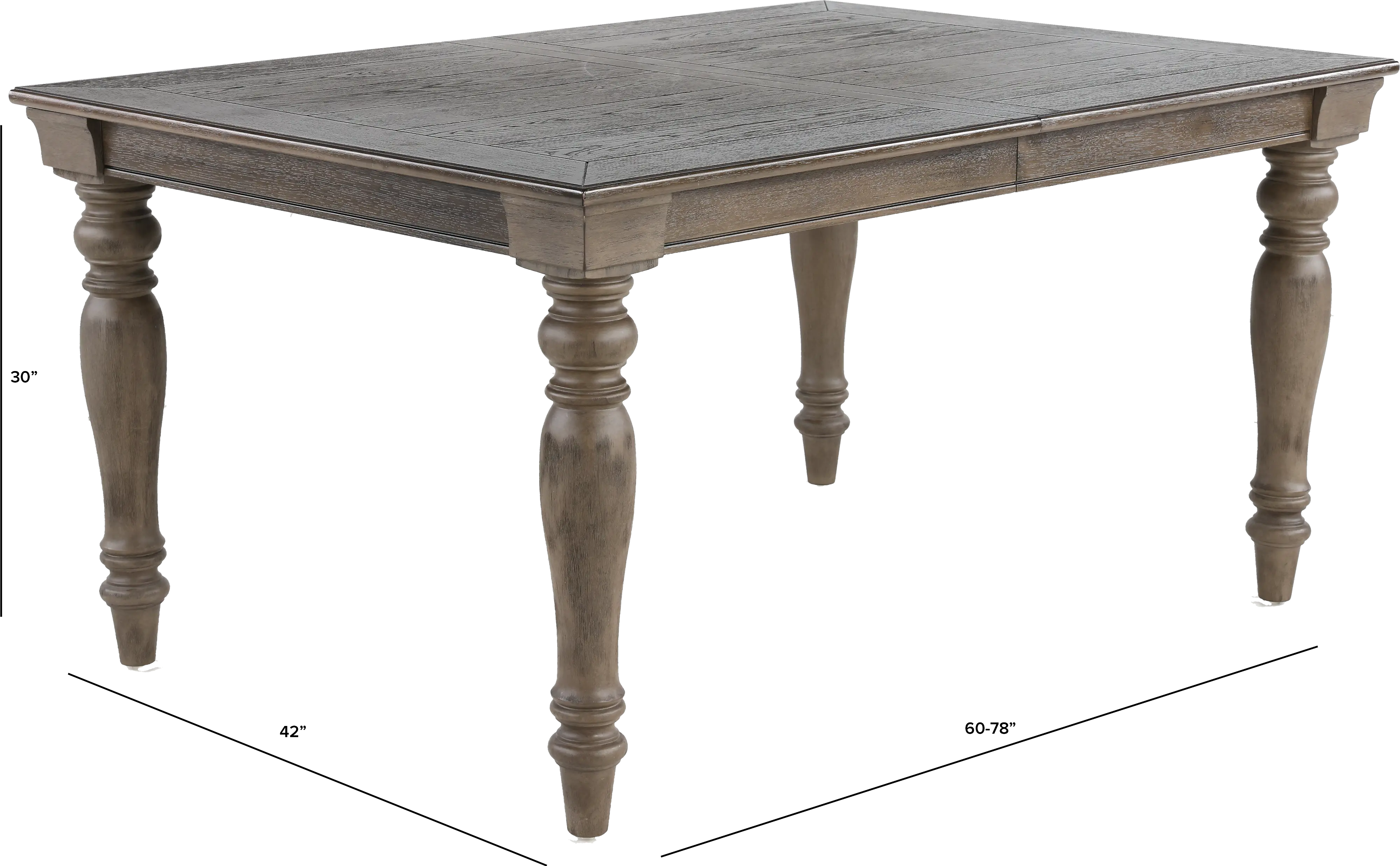 Balboa Park Roasted Oak 6 Piece Dining Set-6