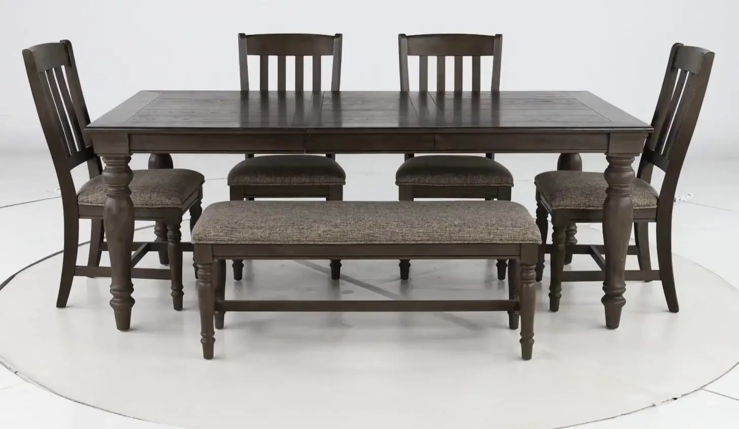 Balboa Park Roasted Oak 6 Piece Dining Set-9