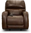 Fame SoCozi Hazelnut Leather-Match Rocker Power Recliner