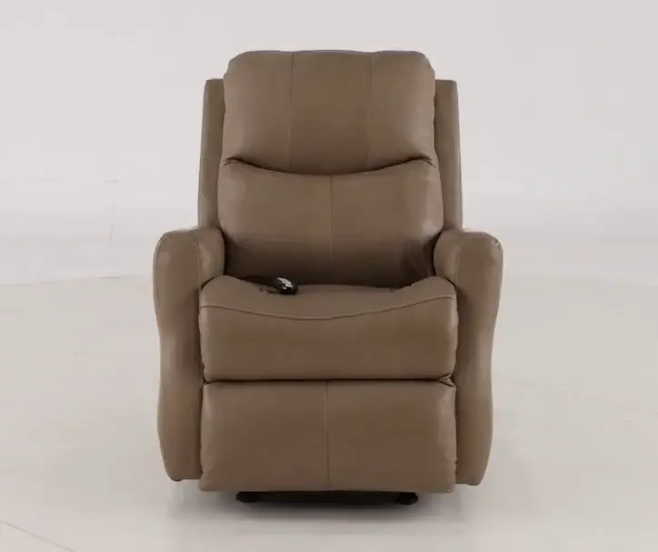 Jack Sand Tan SoCozi Leather-Match Rocking Power Recliner-5