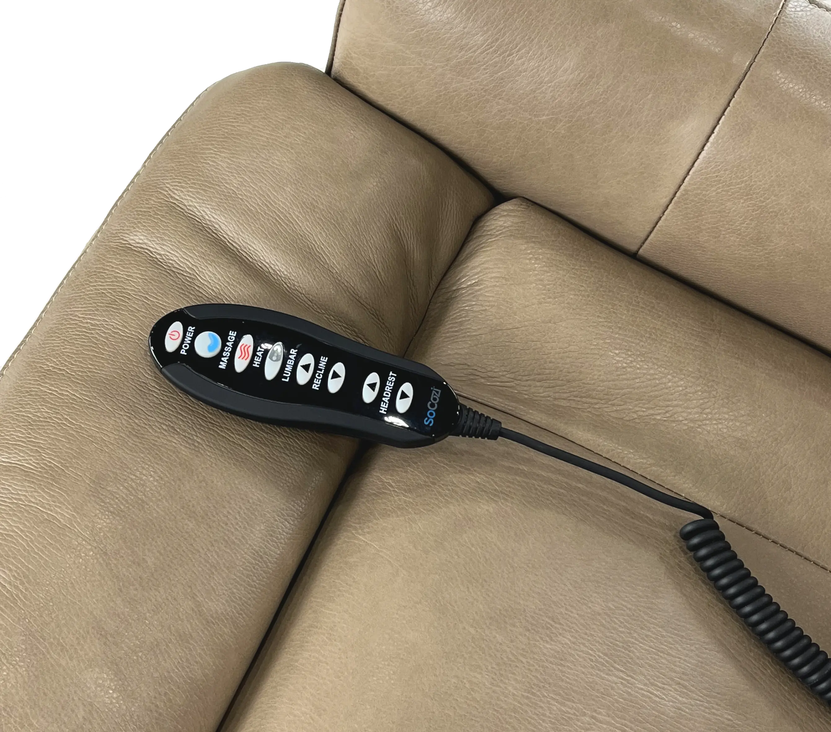 Jack Sand Tan SoCozi Leather-Match Rocking Power Recliner-7