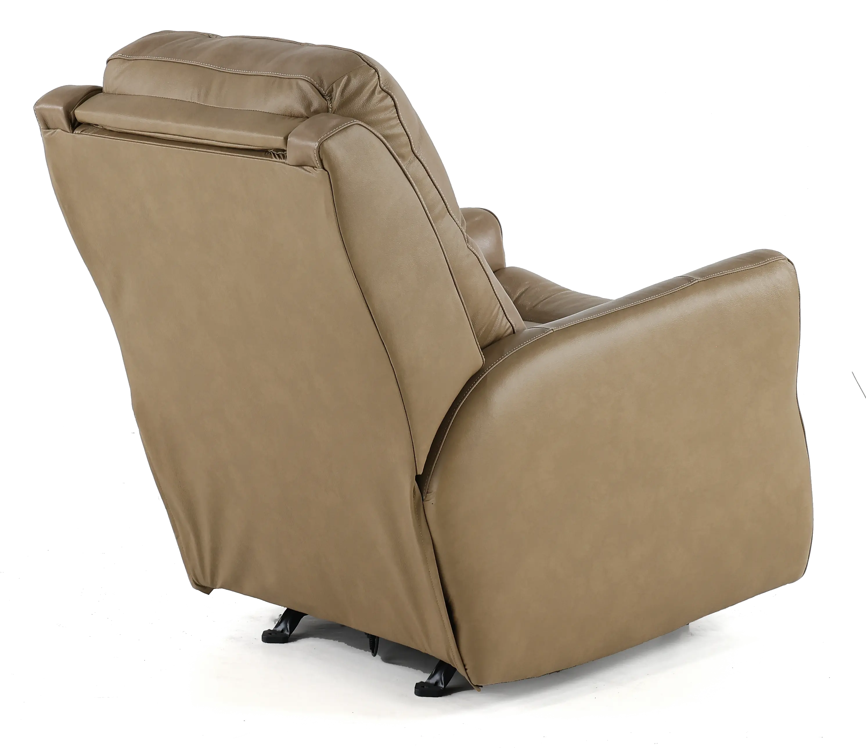 Jack Sand Tan SoCozi Leather-Match Rocking Power Recliner-8