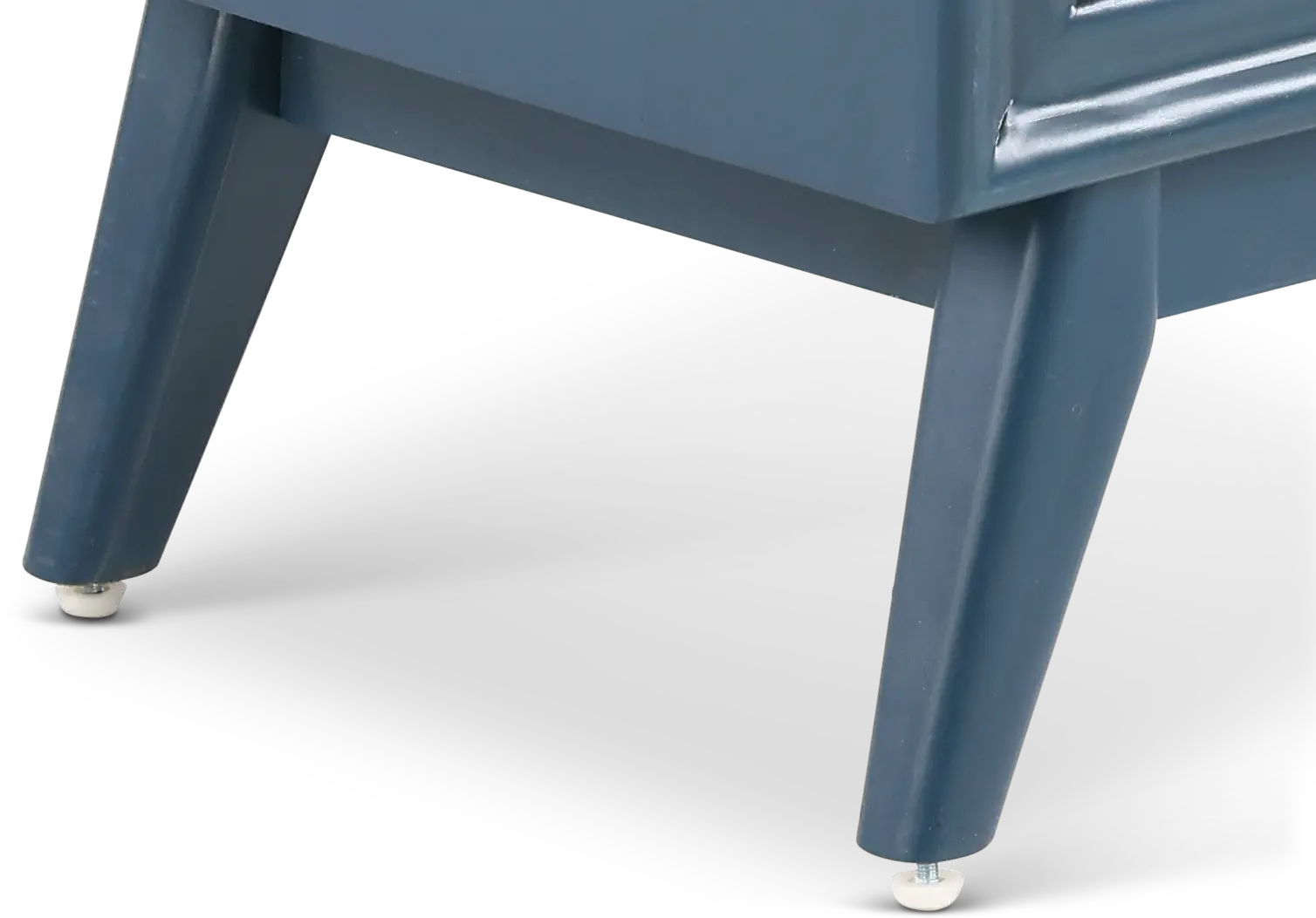 Pomeroy Indigo Blue 3 Drawer Chest with Gold Hardware-8