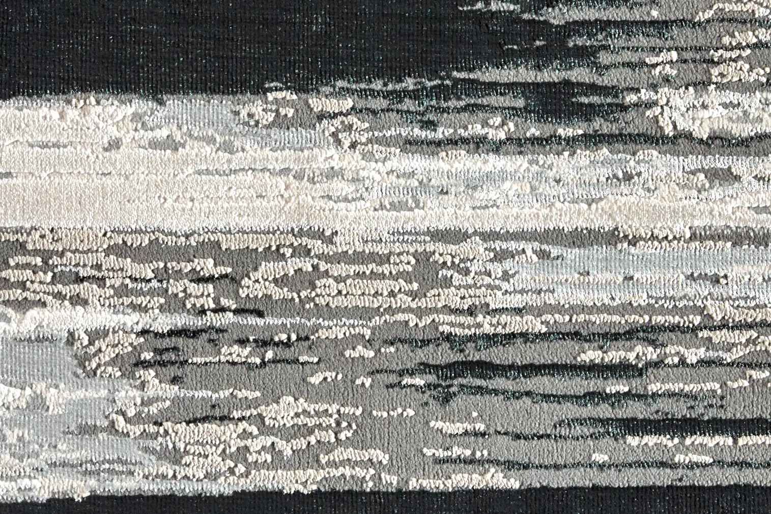 Micah 8 x 11 Black and Silver Area Rug-3