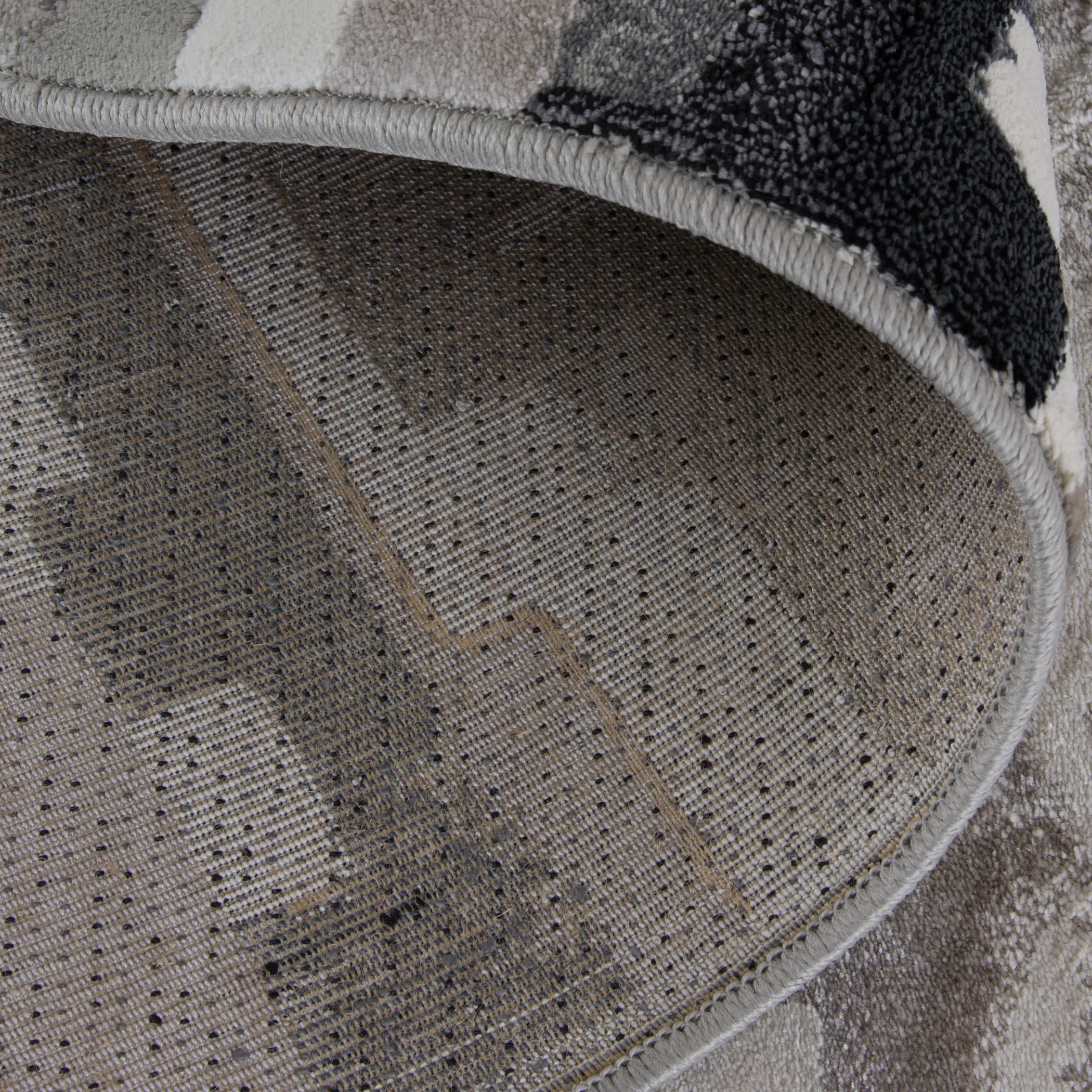 5 x 8 Medium Erasto White, Gray, and Black Area Rug - Milan-4