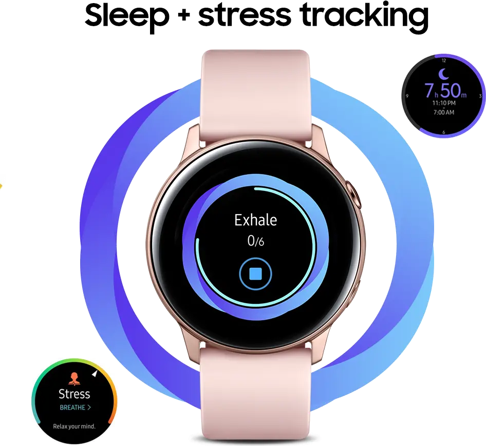SM-R500NZDAXAR Galaxy Watch Active (40mm) Rose Gold-4
