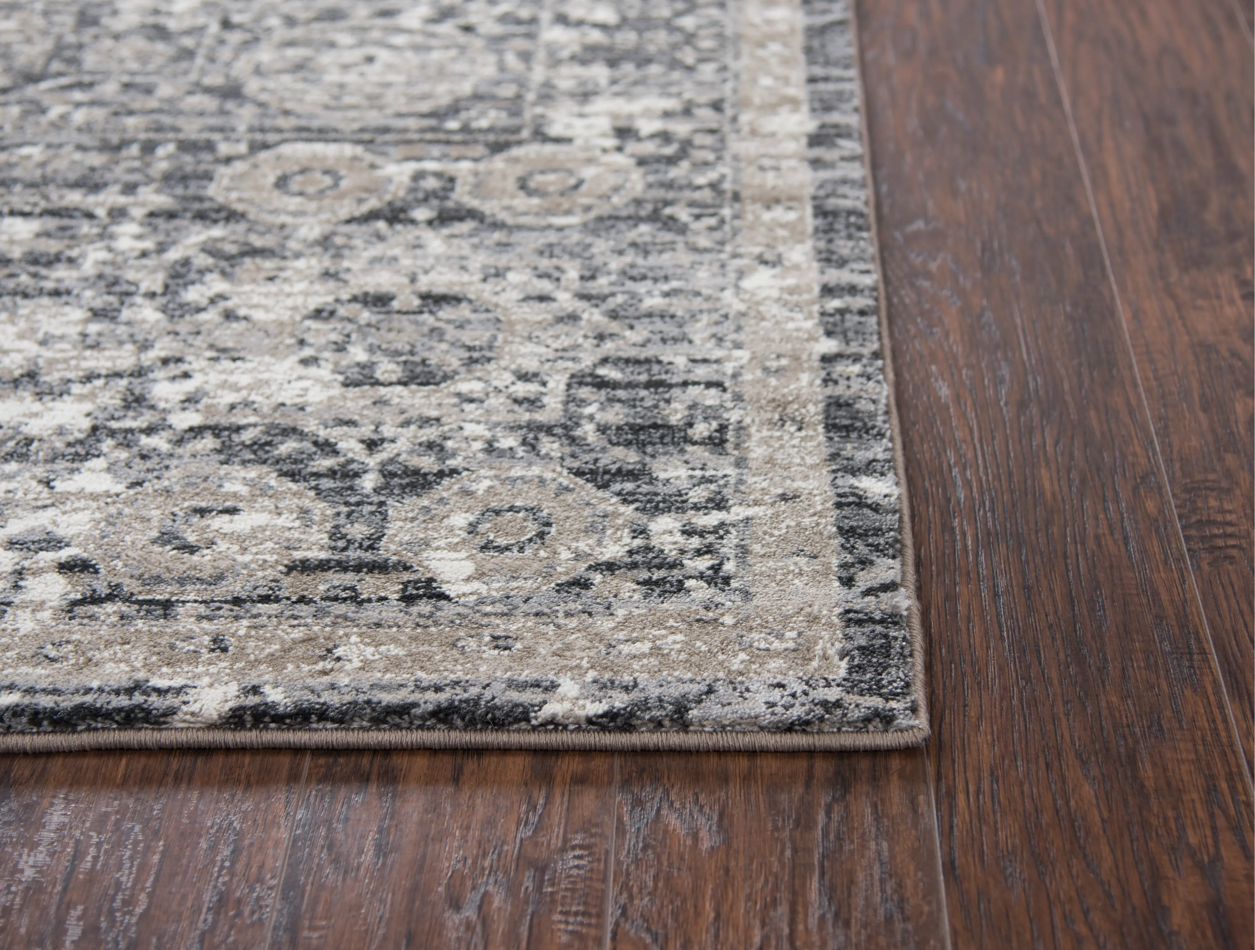 Panache 8 x 11 Traditional Gray and Beige Area Rug-5
