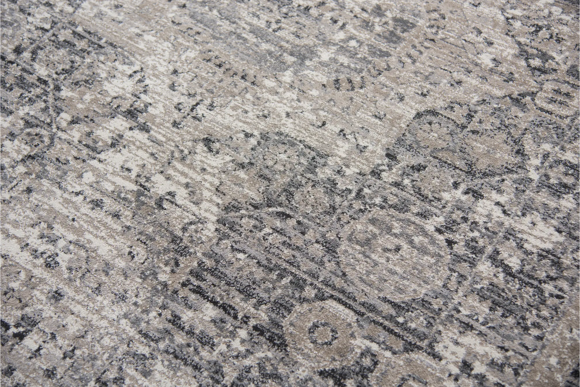 Panache 8 x 11 Traditional Gray and Beige Area Rug-1
