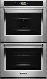 KODE900HSS KitchenAid 10 cu ft Double Wall Oven - Stainless Steel 30 Inch