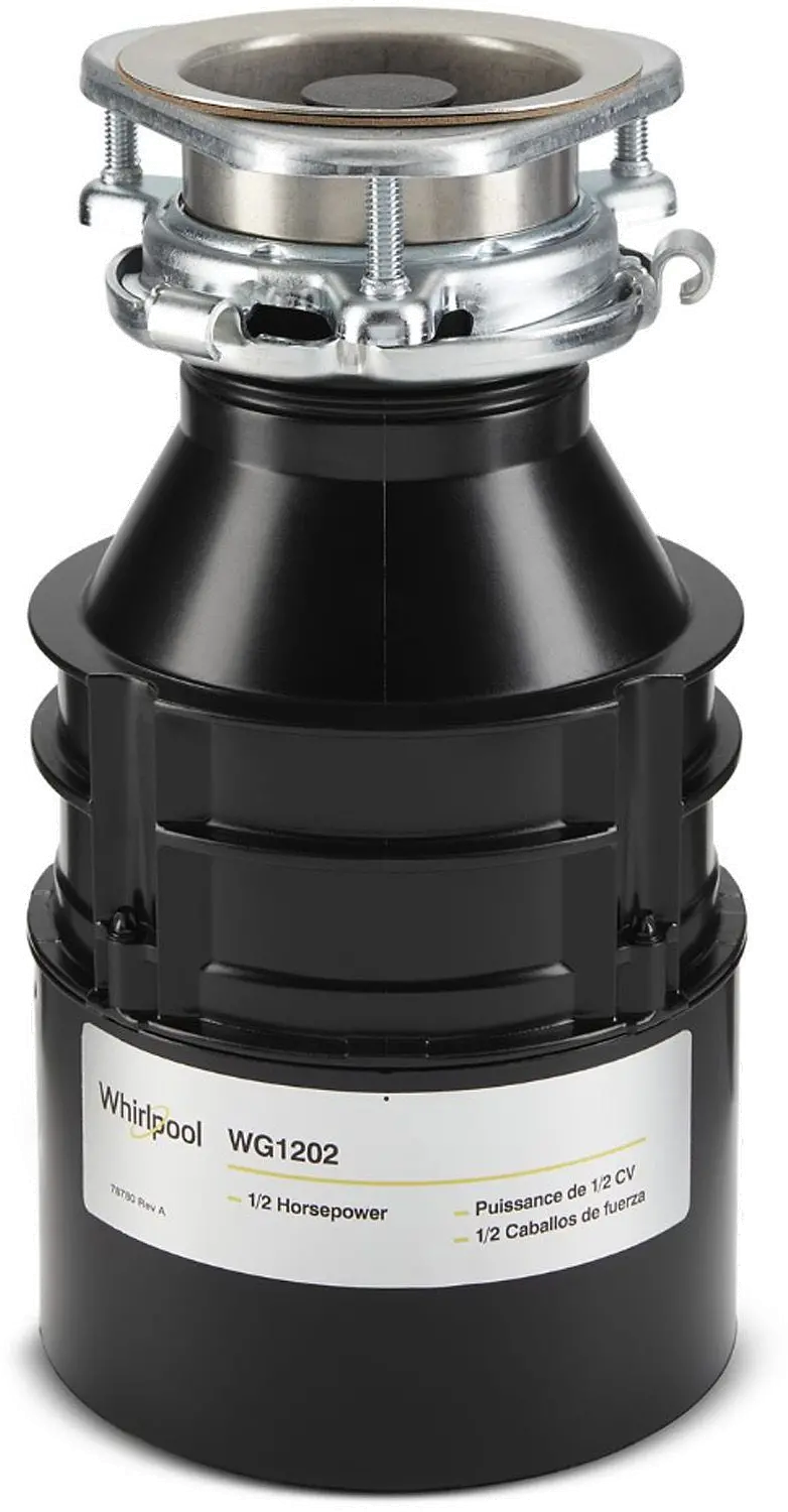 WG1202XH Whirlpool 1/2 HP In Sink Garbage Disposal-1