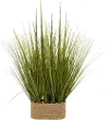 Faux Green Grass Pot Arrangement