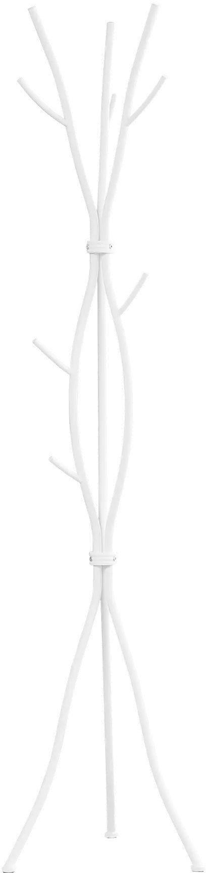 White Metal Contemporary Coat Rack-2