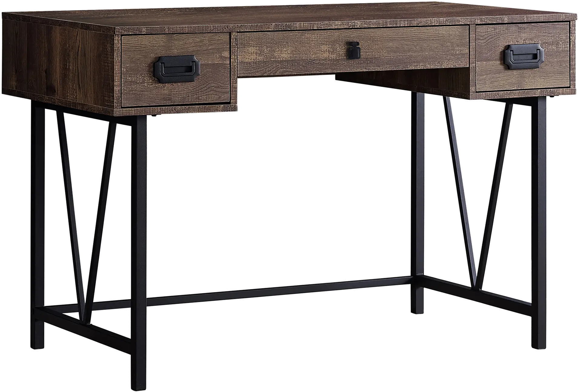 Brown Reclaimed 48 Inch Wood Computer Desk-1