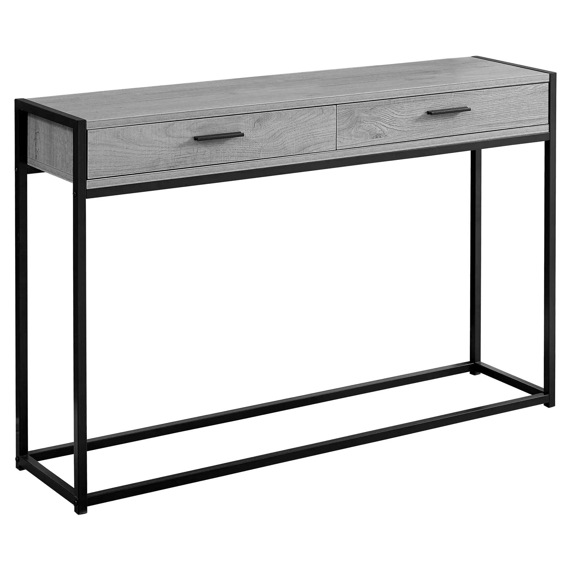 Gray and Black Metal Sofa Table-1