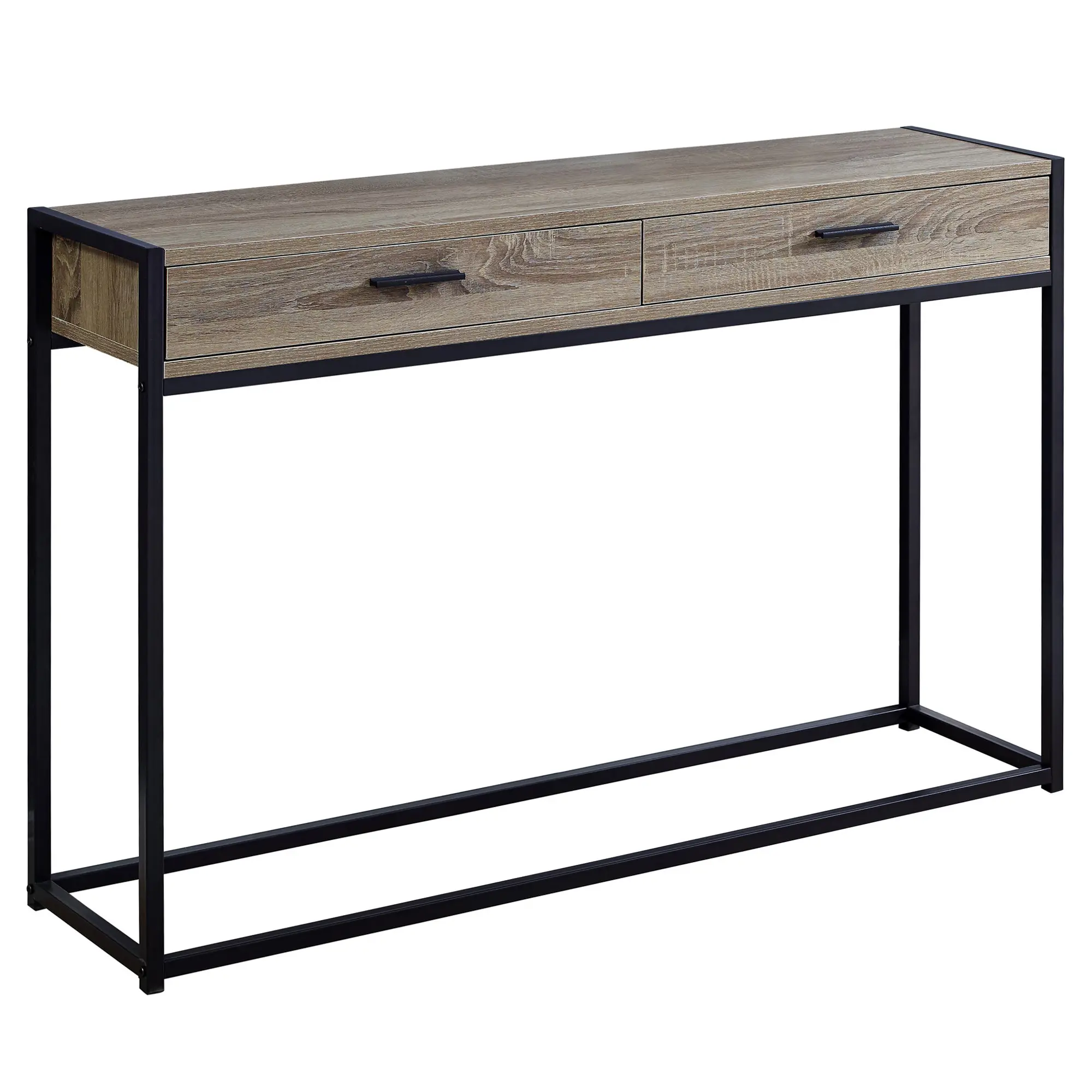 Beige and Black Metal Sofa Table-2