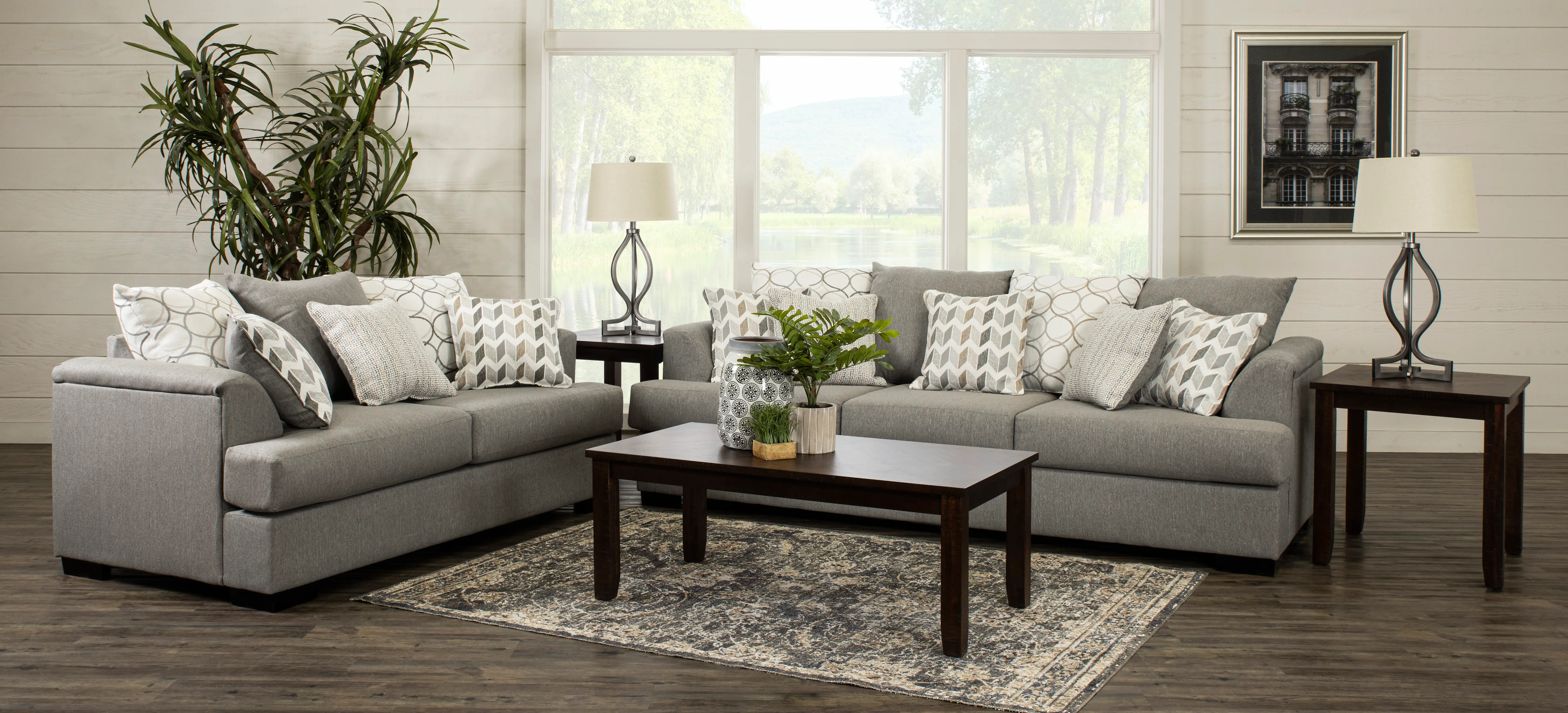 PASSOF/JUSSTO Passport Gray Sofa-2