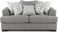 PASLOV/JUSSTO Passport Gray Loveseat