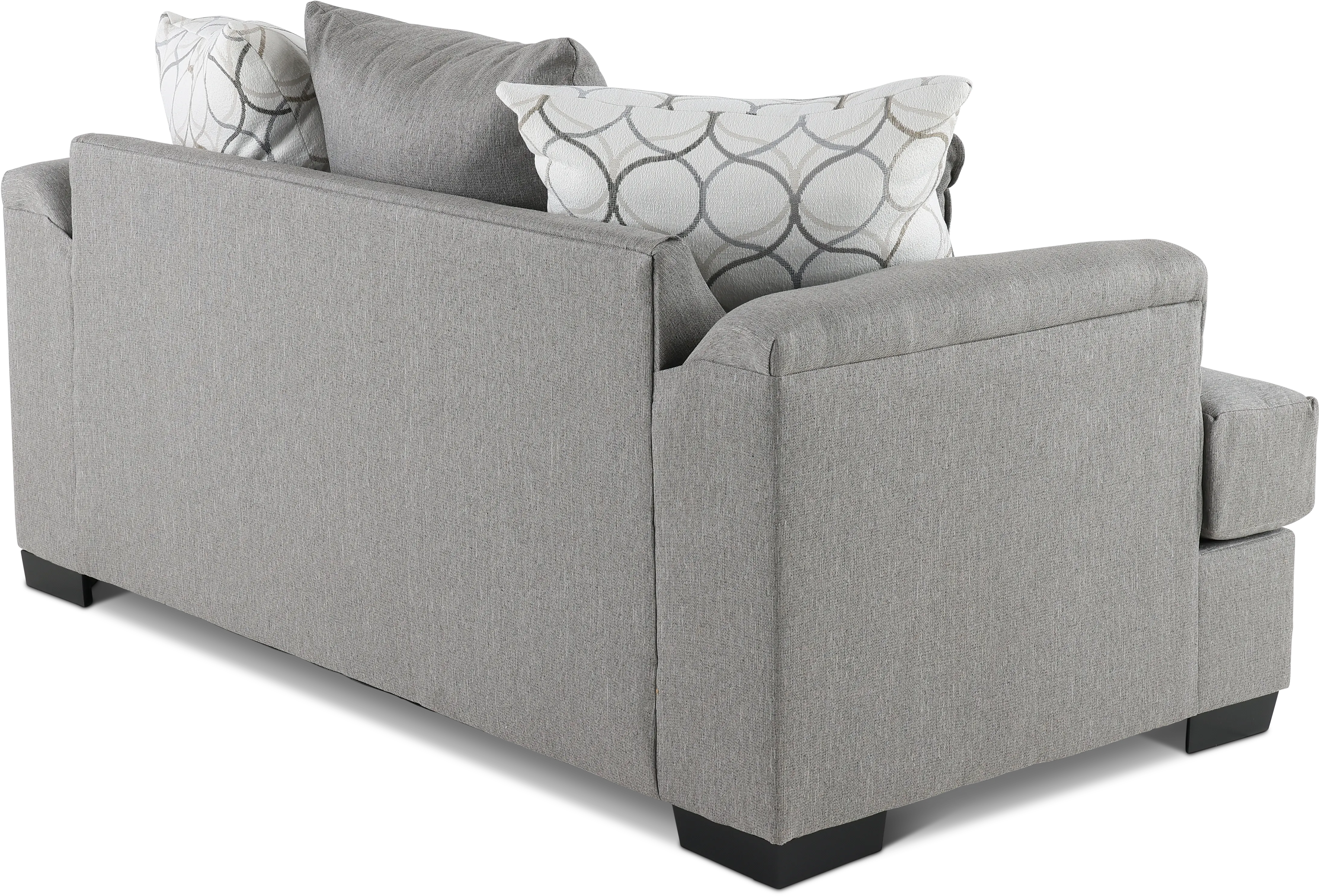 PASLOV/JUSSTO Passport Gray Loveseat-5