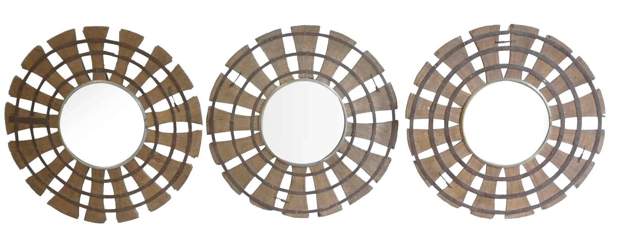 Assorted Round Antique Devan Mirror-1