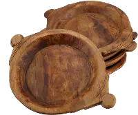 Assorted Antique Wooden Tray