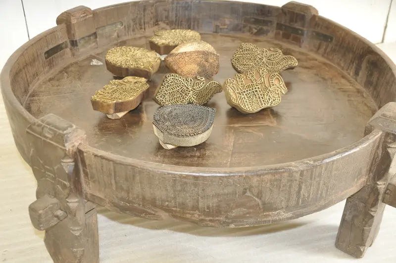 Assorted Wood Carved Print Block