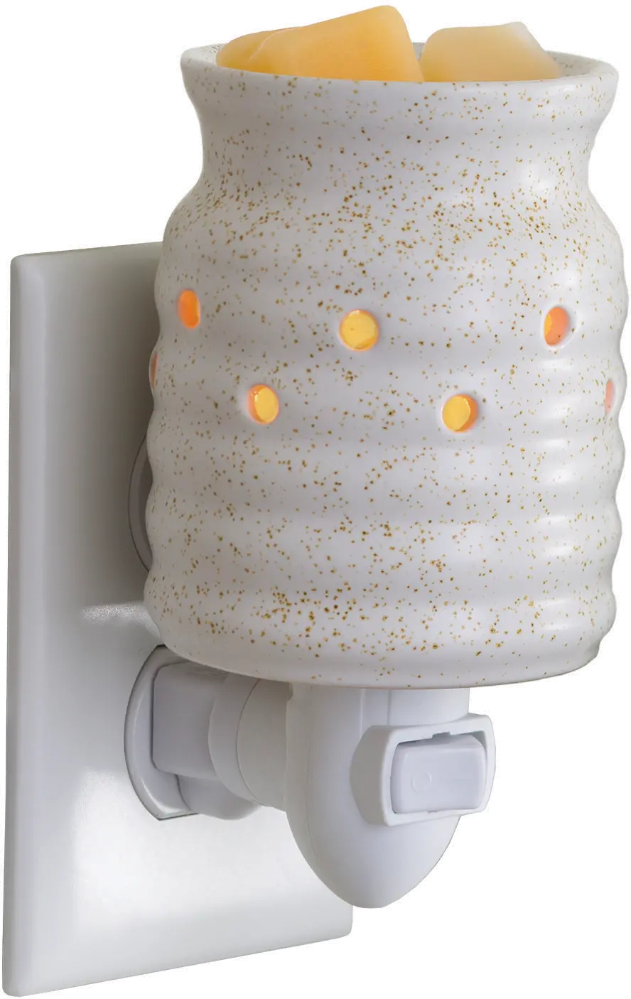 White Farmhouse Pluggable Fragrance Warmer-1