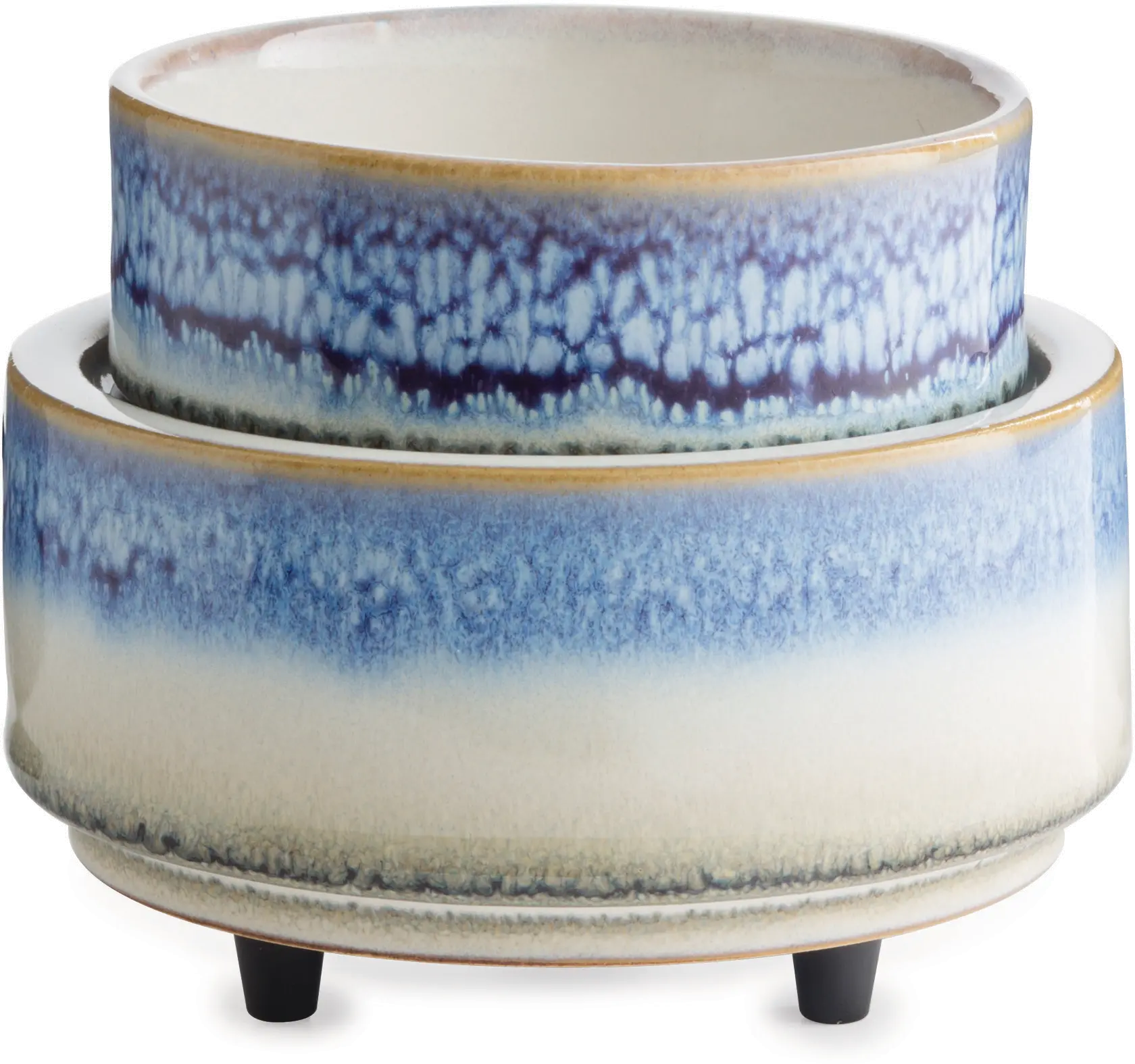 Blue and White 2-In-1 Classic Warmer-1