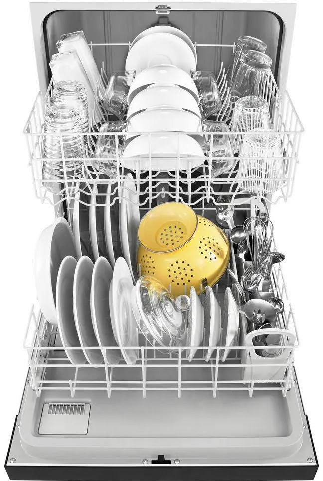 WDF130PAHS-PROJECT Whirlpool 24 Inch Built In Dishwasher with 1 Hour Wash Cycle - 24 Inch Stainless Steel-5