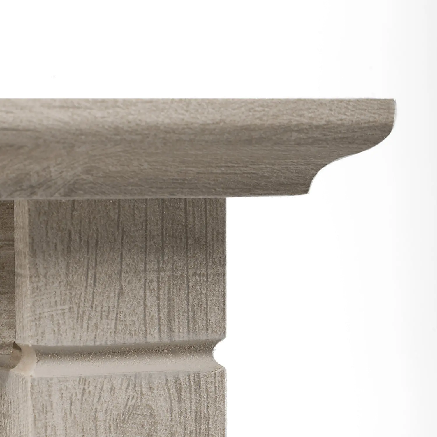 KWS013WG Key West Washed Gray L Shaped Desk with Mobile File Cabinet - Bush Furniture-4