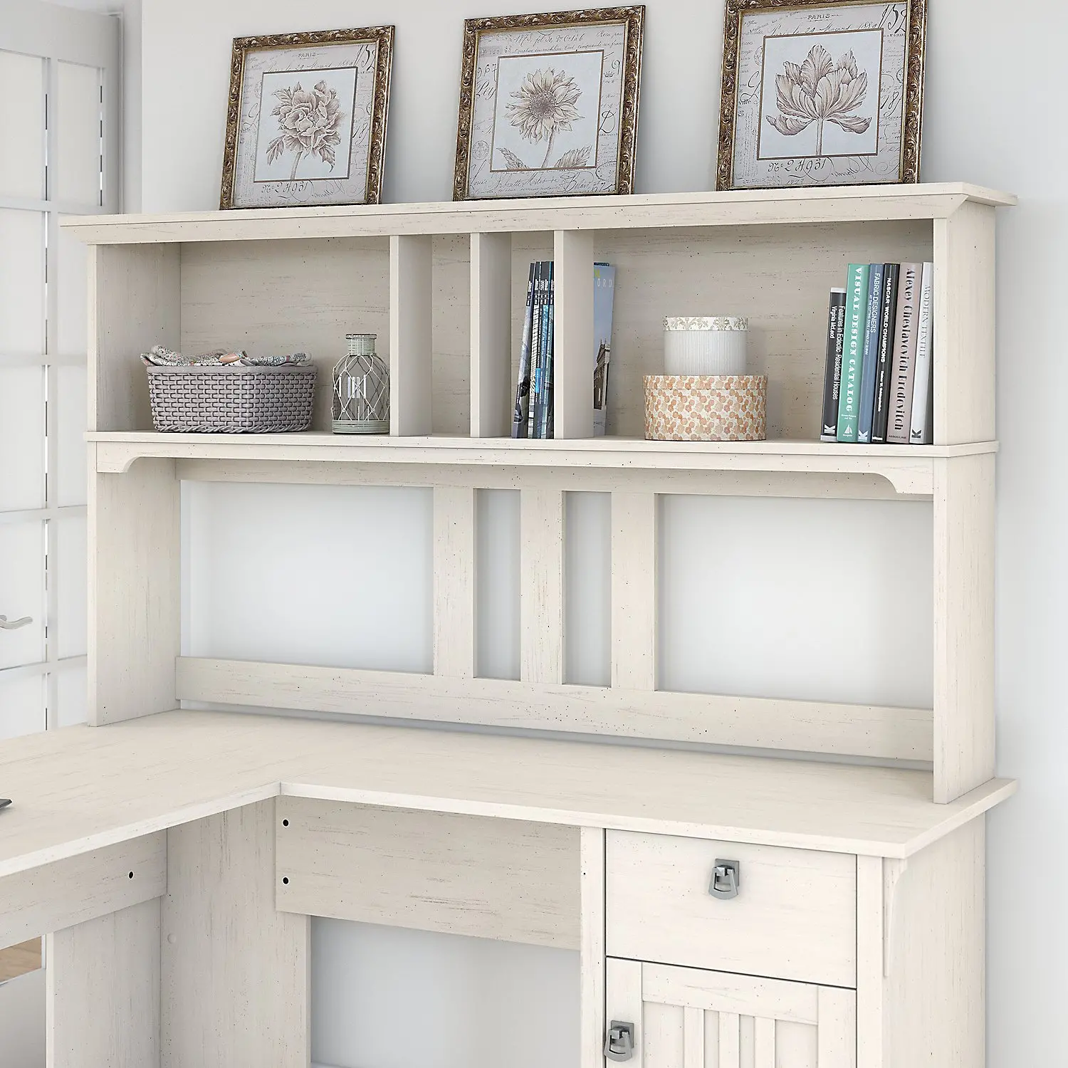 SAH160AW-03 Salinas 60  Antique White Hutch-2