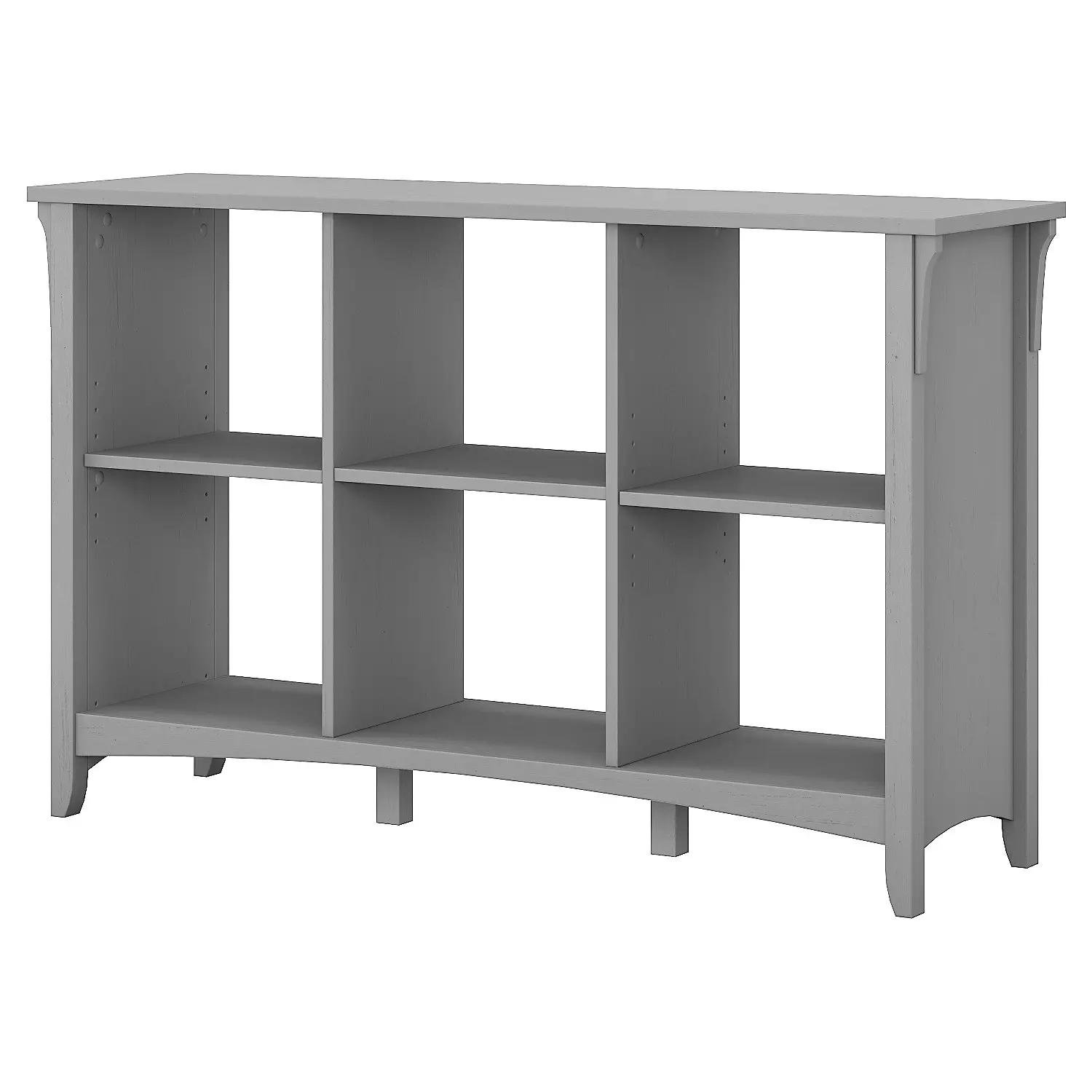 SAB148CG-03 Salinas Cape Cod Gray 6 Cube Organizer - Bush Furniture-1