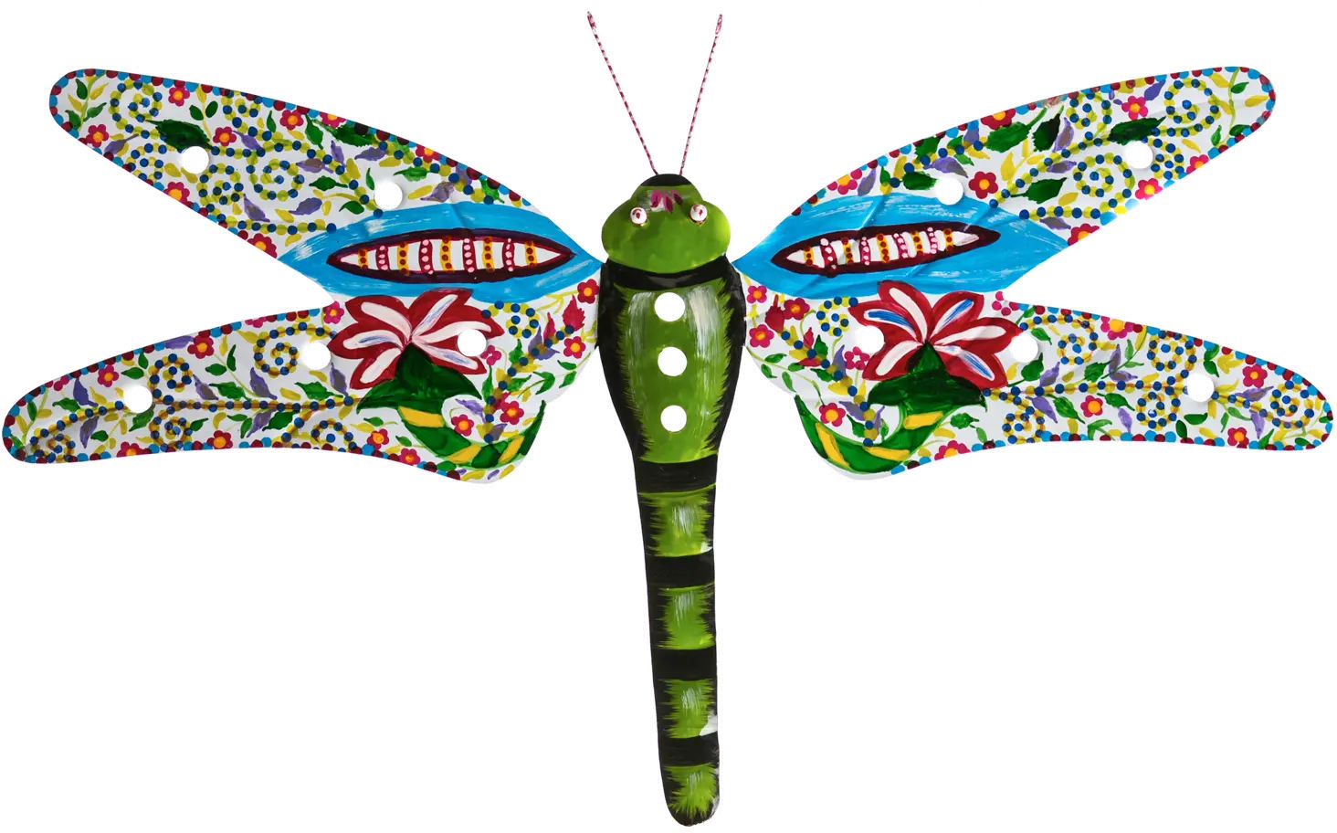 Assorted Multi Color Hand Painted BoHo Dragonfly-3