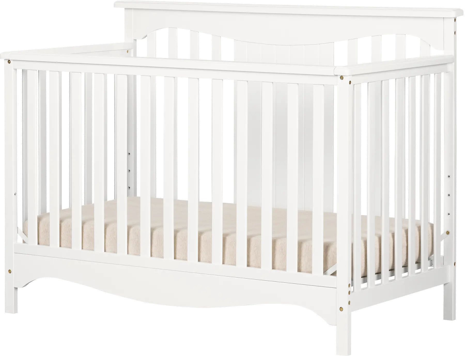 11846 Savannah White Crib with Toddler Rail - South Shore-6