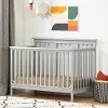 11851 Cotton Candy Gray Crib with Toddler Rail - South Shore