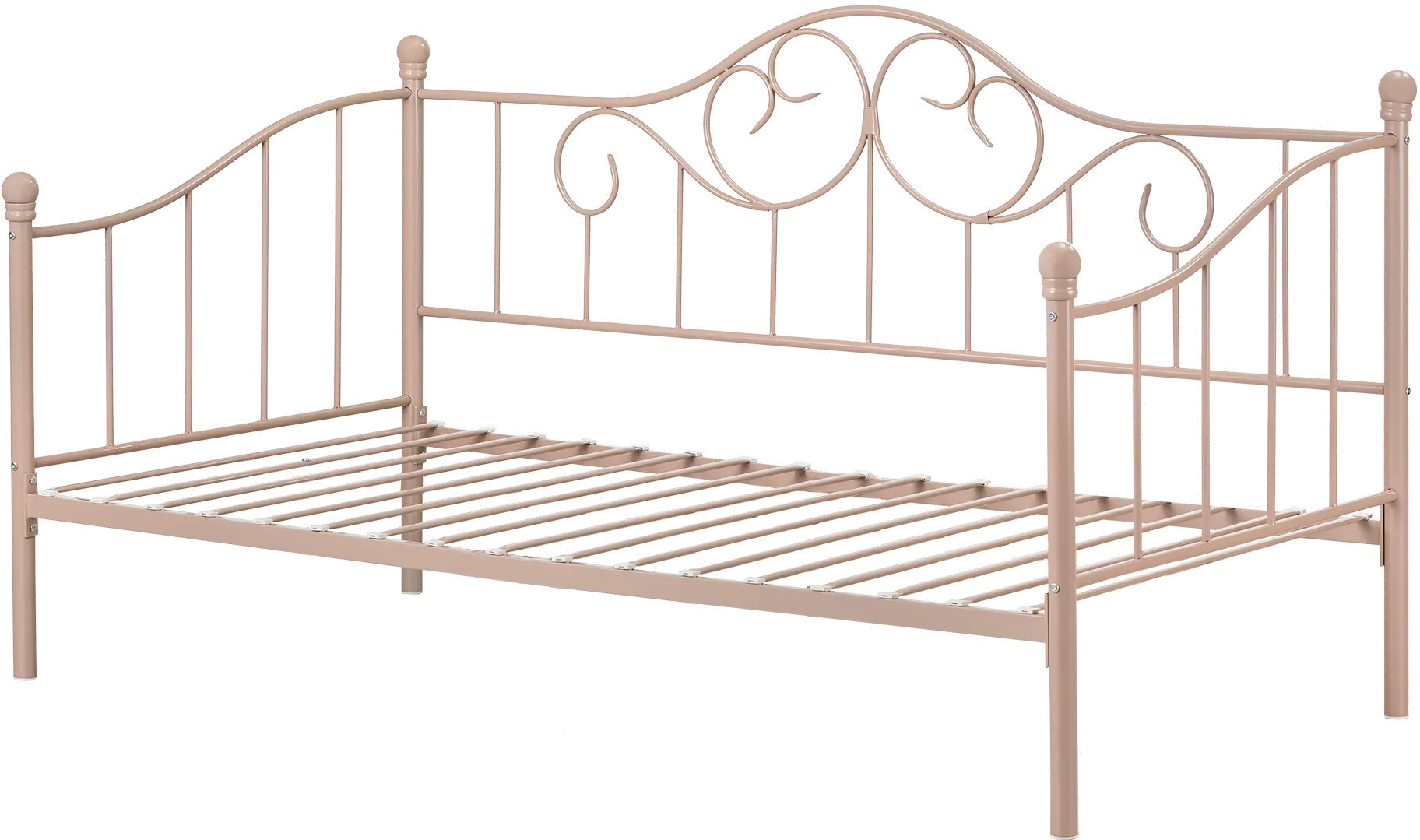 12165 Lily Rose Classic Pink Metal Daybed - South Shore-5