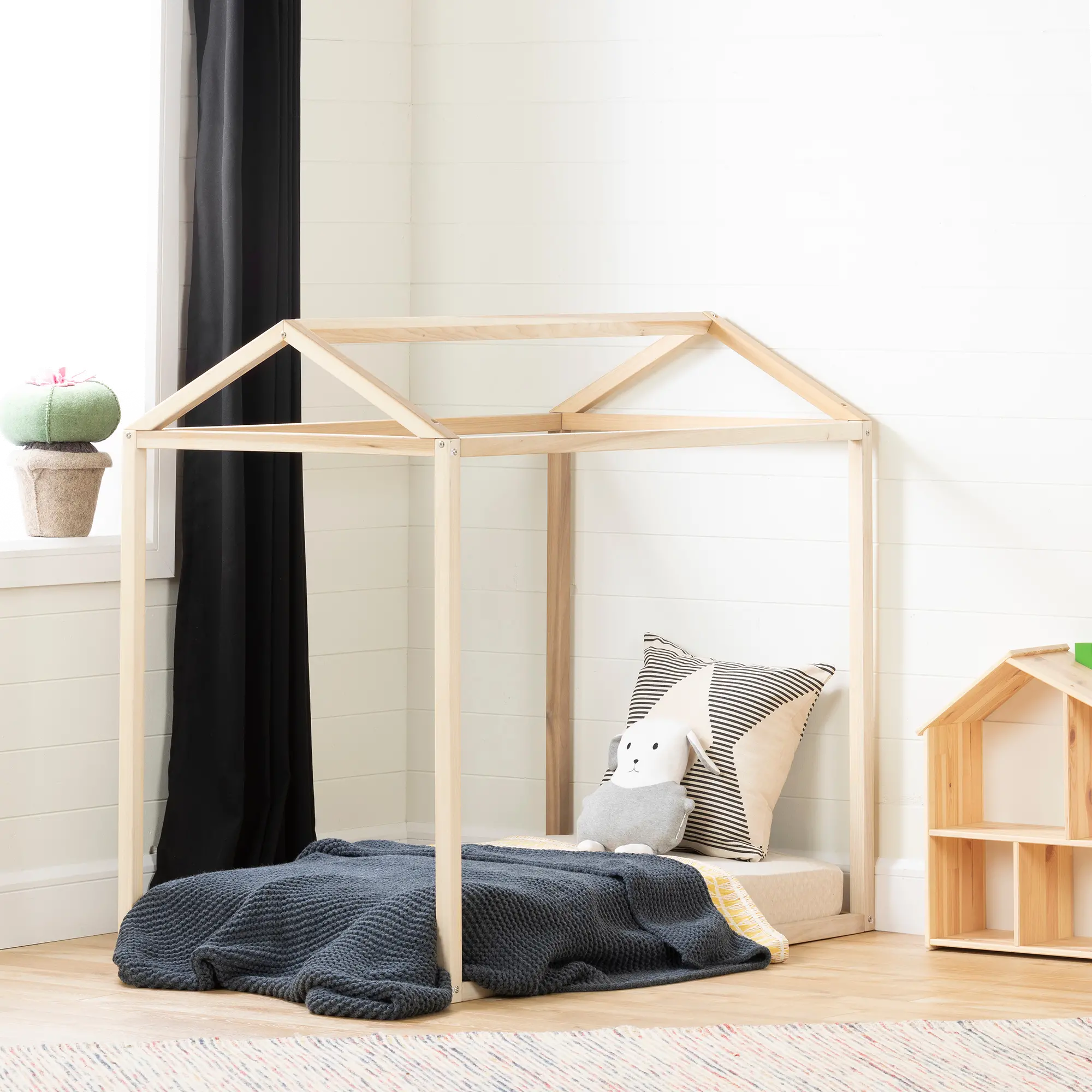 12225 Sweedi Natural Toddler Bed Frame-2