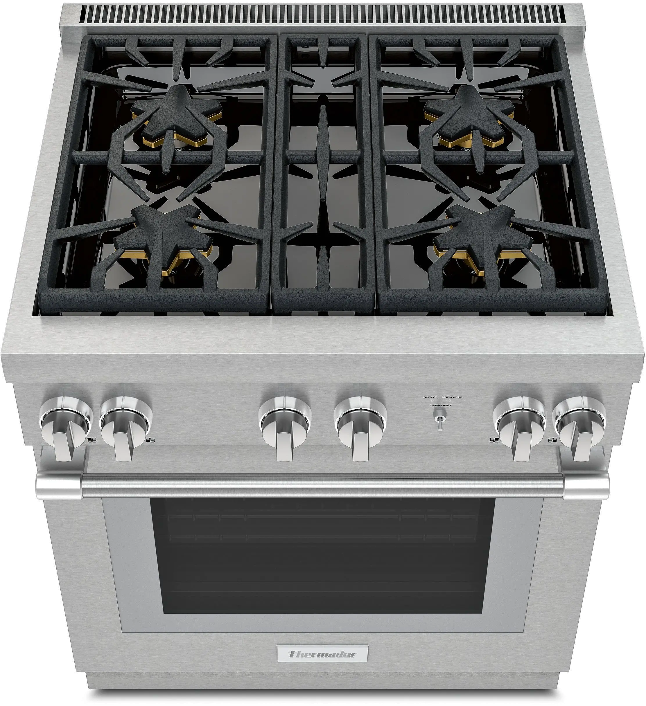 PRG304WH Thermador Pro Harmony 3.6 cu ft  Gas Range - Stainless Steel-2
