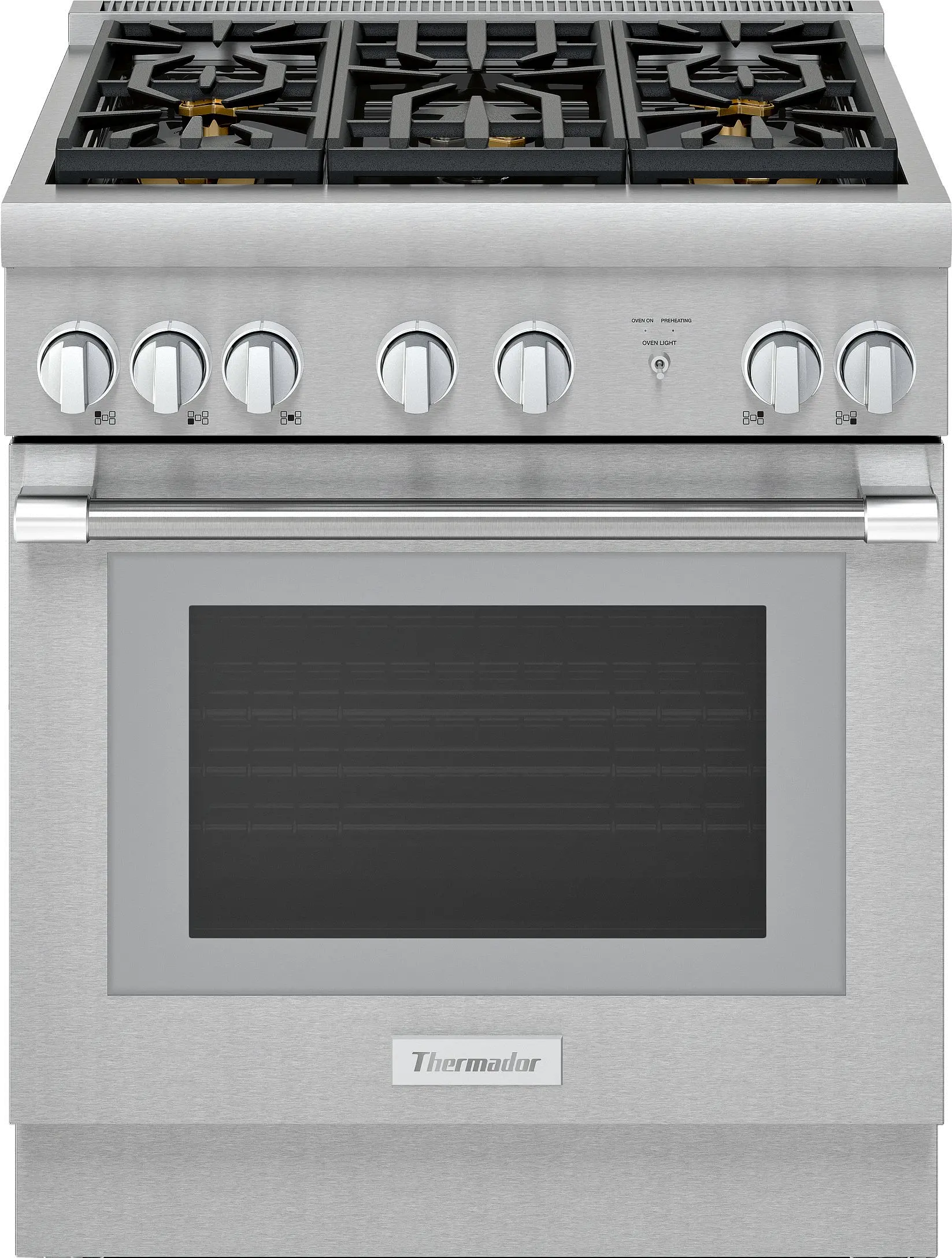 PRG305WH Thermador 30 Inch Pro Harmony Convection Gas Range - 3.6 cu. ft., Stainless Steel-1