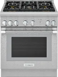 PRG305WH Thermador 30 Inch Pro Harmony Convection Gas Range - 3.6 cu. ft., Stainless Steel