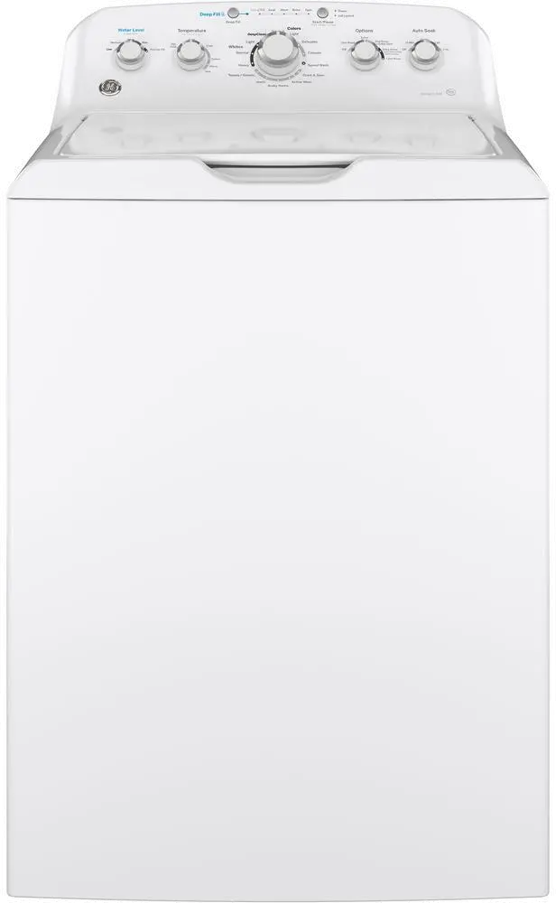 GTW465ASNWW GE 14 Cycle Agitator Top Load Washer - 4.5 cu. ft. White-1