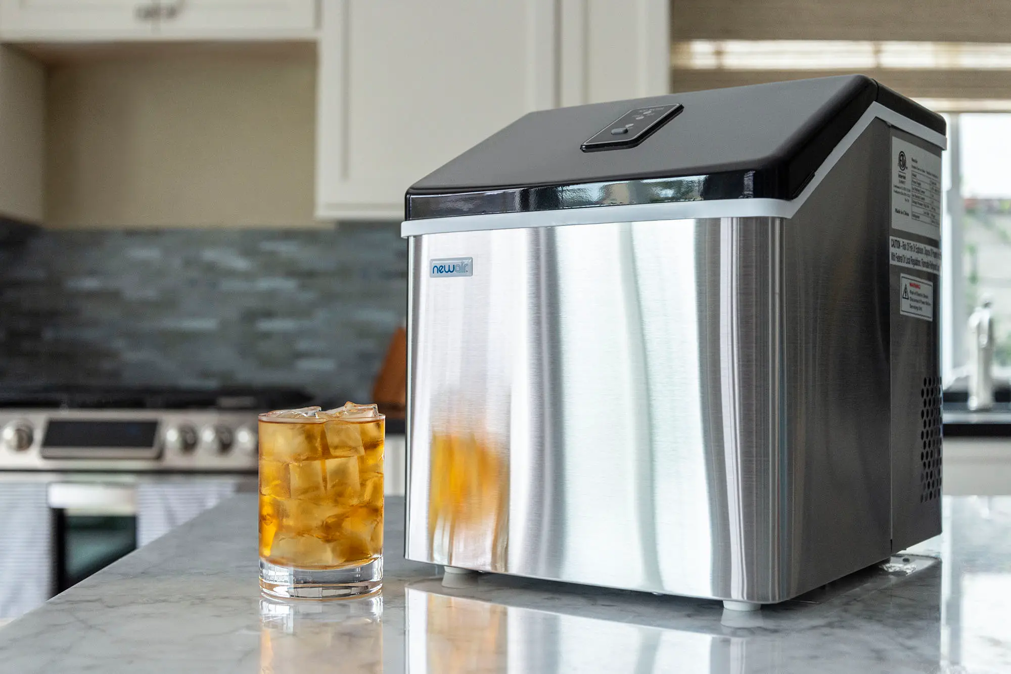 CLEARICE40 Newair Countertop Clear Ice Maker - Silver-6