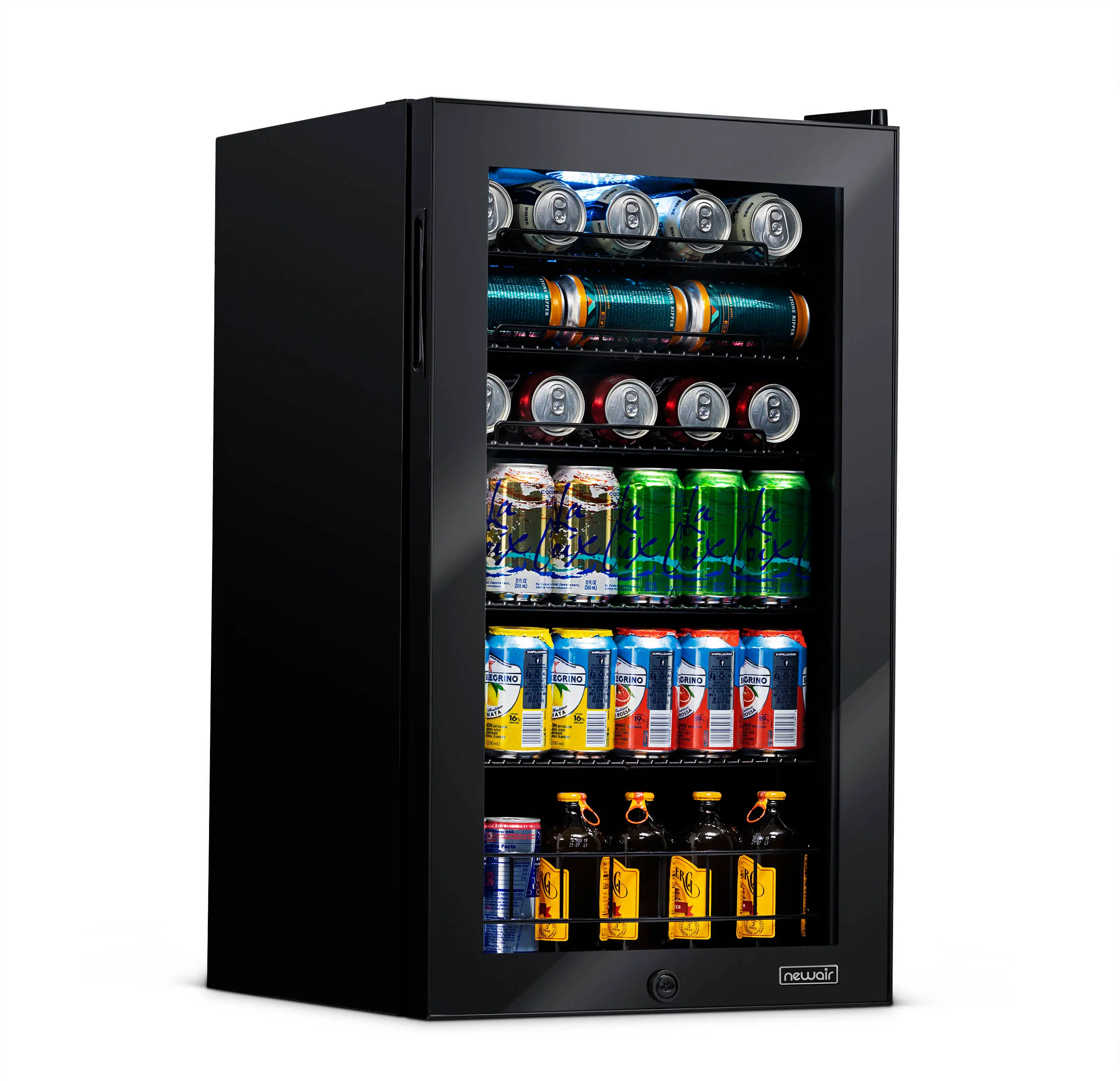 AB-1200B NewAir 126 Can Beverage Cooler - Black-2