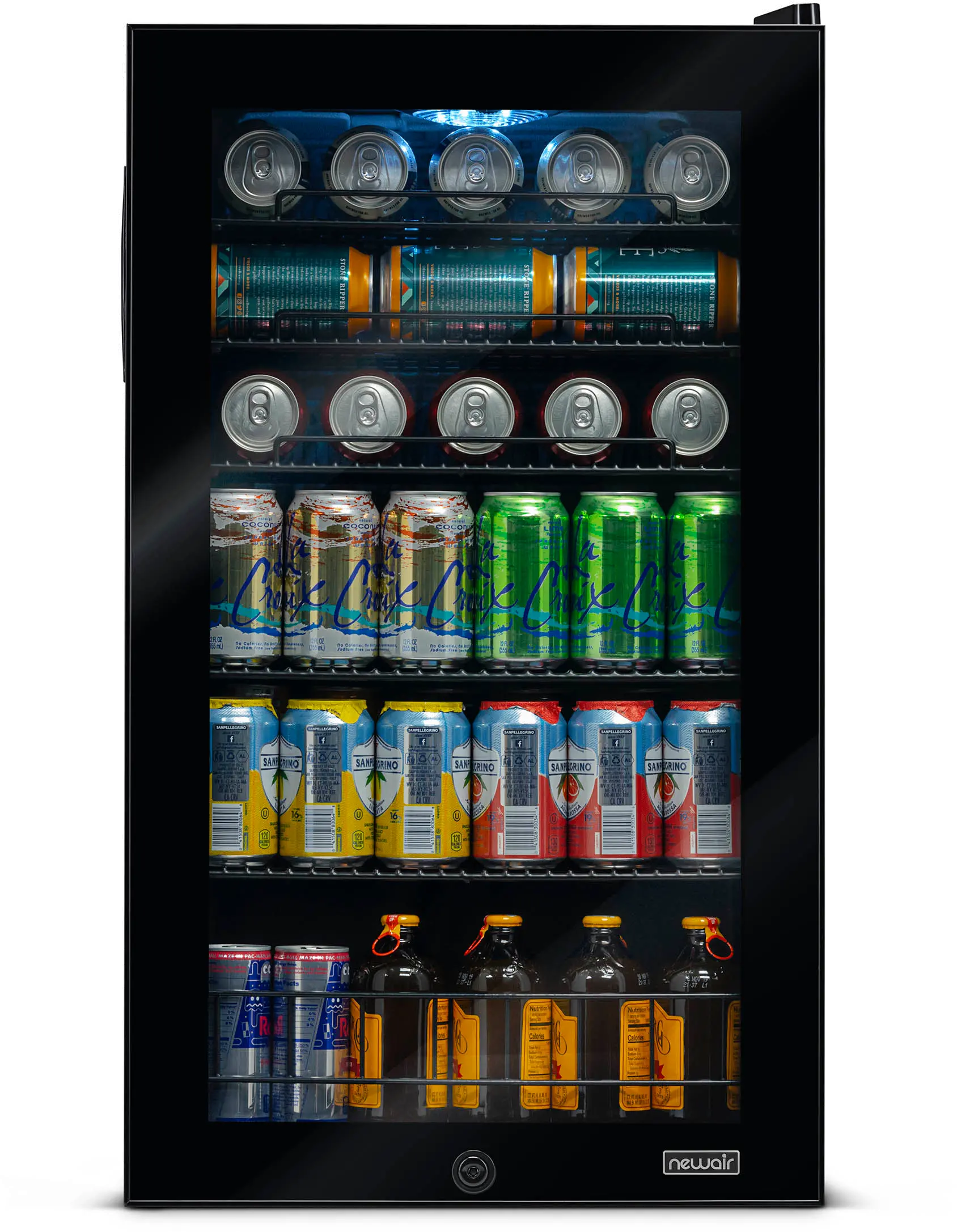 AB-1200B NewAir 126 Can Beverage Cooler - Black-1