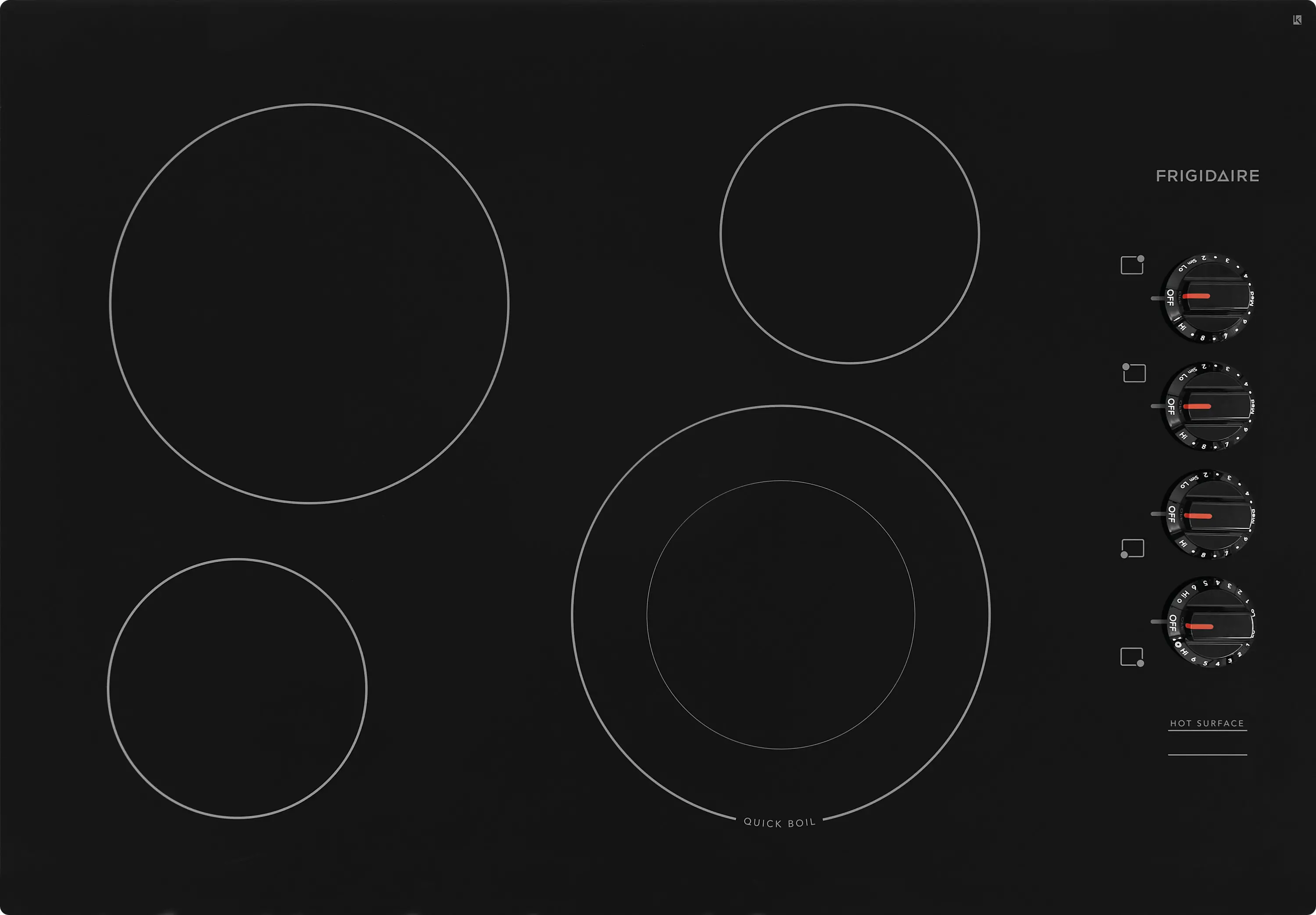 FFEC3025UB Frigidaire 30 Inch Electric Cooktop - Black-2
