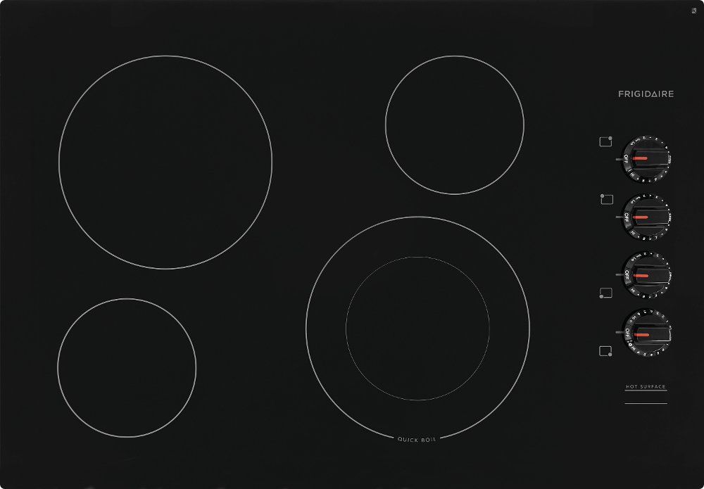 Frigidaire 30 Inch Electric Cooktop - Black