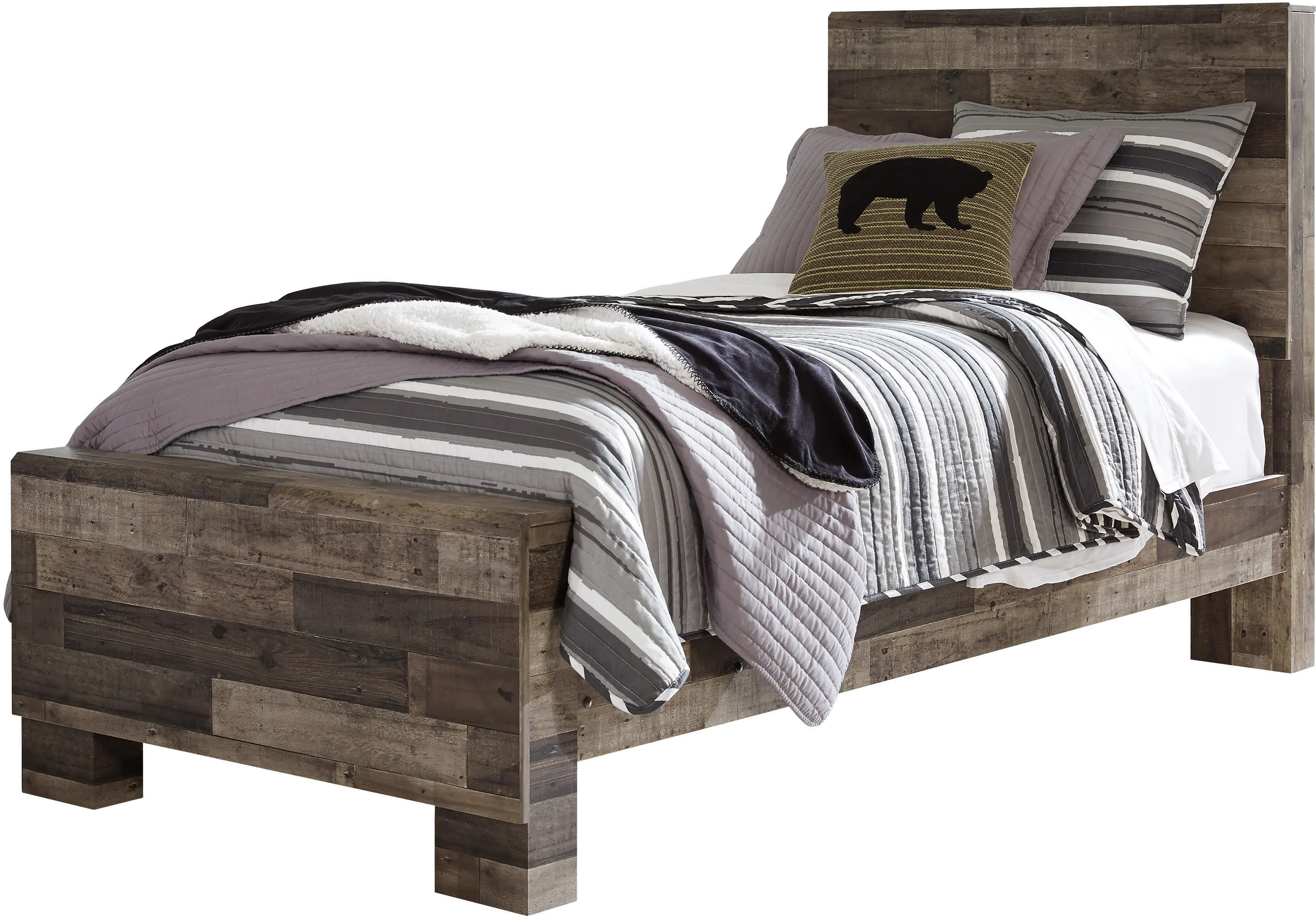 Broadmore Rustic Twin Bed-1