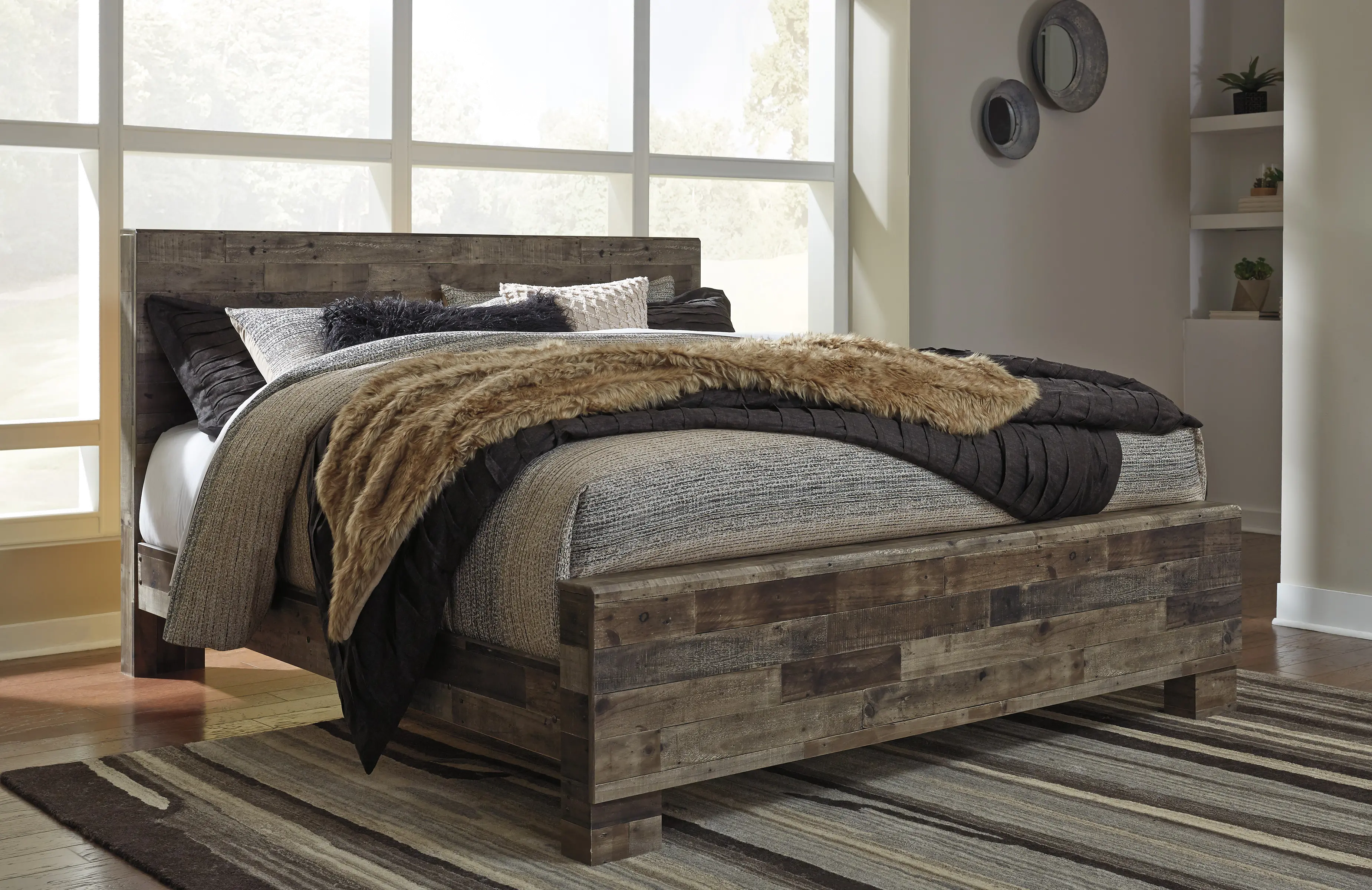 Broadmore Rustic King Bed-2