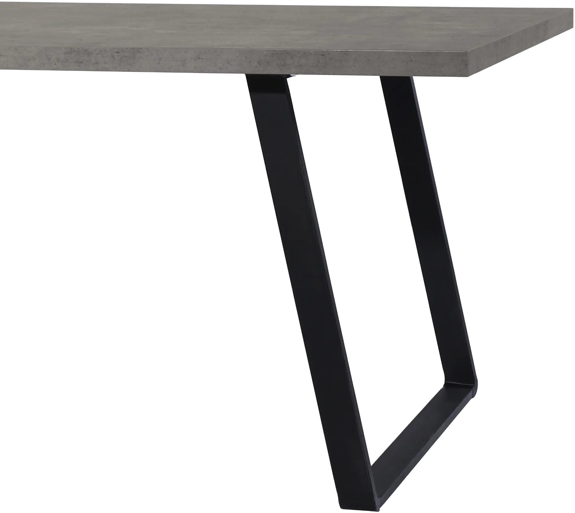 LCCDDIBE-TABLE Coronado Industrial Gray Pewter Dining Room Table-5